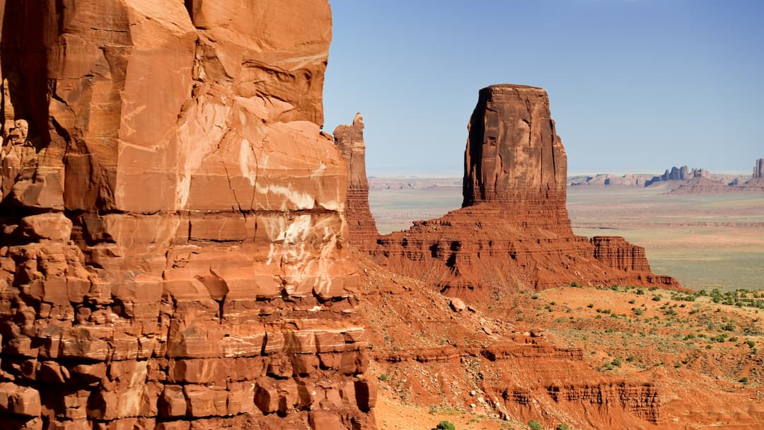 Monument Valley in Arizona Cinematic Aerial Video