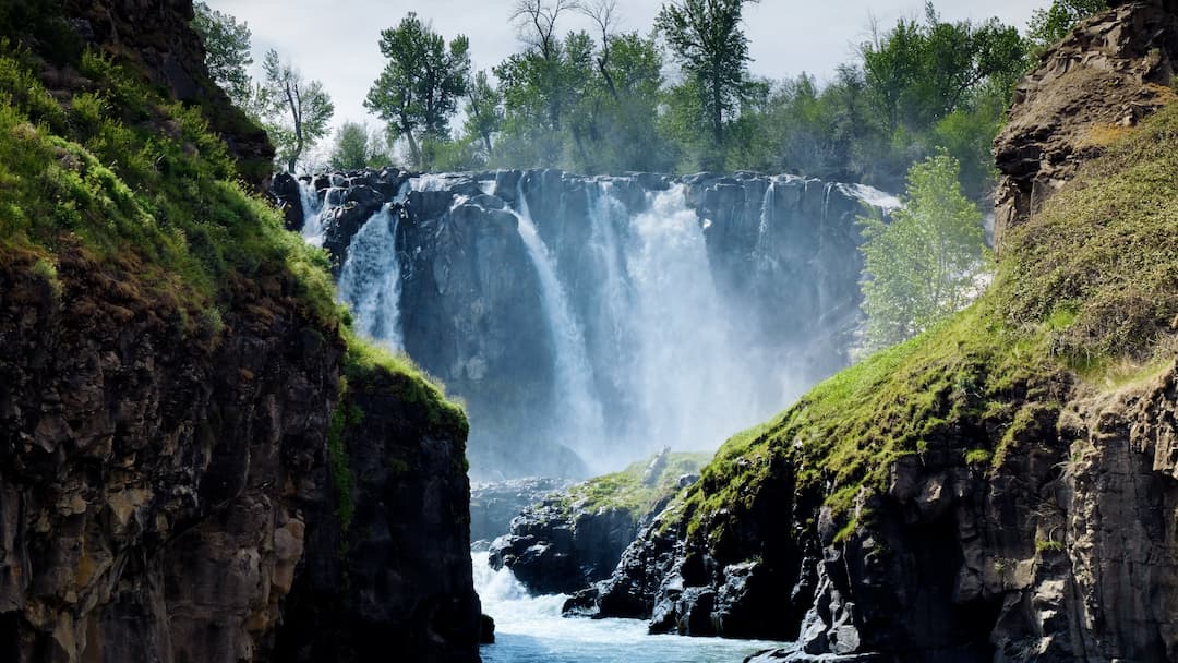 Majestic White River Falls in Oregon